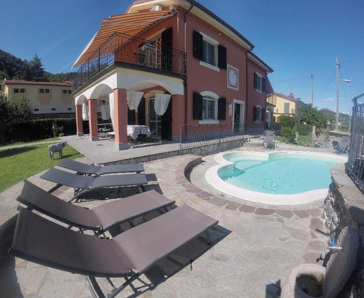 Villa Paola - Cinque Terre Unica! Pool E Ac! Pignone Exteriör bild